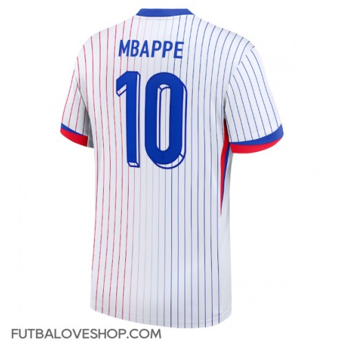 Dres Francúzsko Kylian Mbappe #10 Preč ME 2024 Krátky Rukáv